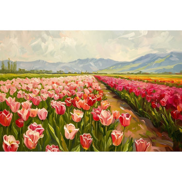 Landscape Flower Canvas